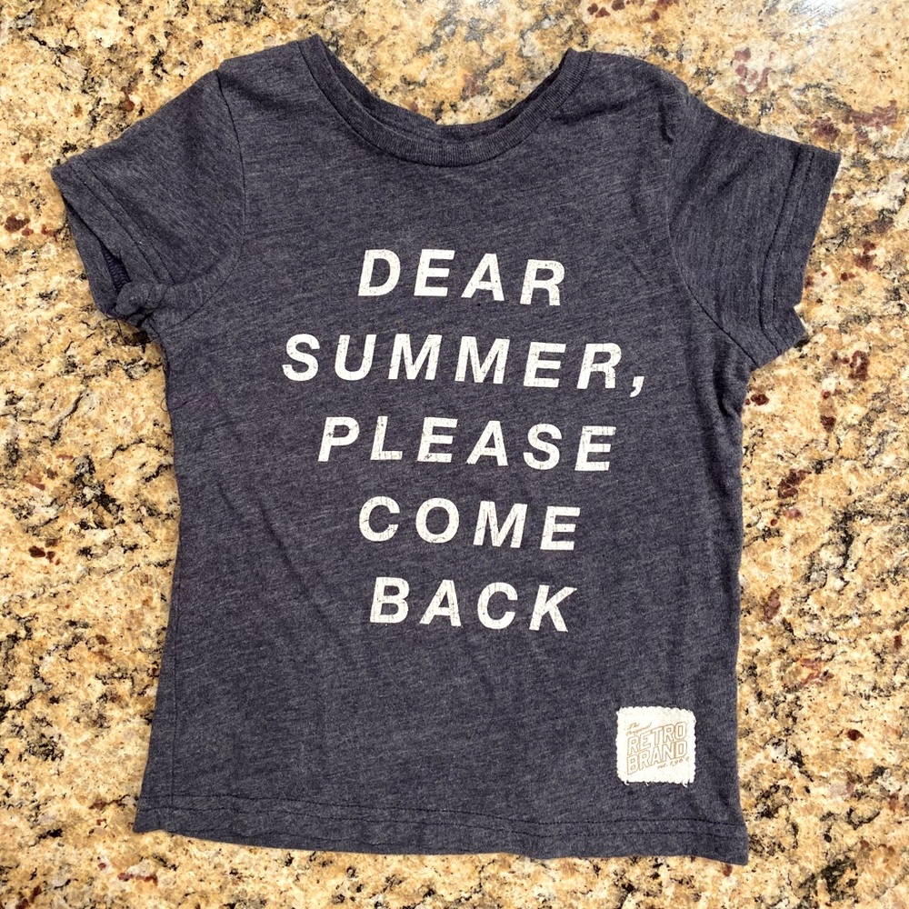 Retro Brand Boy’s 4 Summer Short Sleeve T-shirt